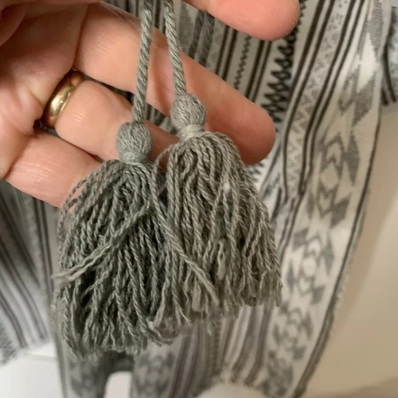 Bule & Sky Womens Boho Peasant Blouse large(4XL) - Picture 2 of 4